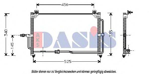 AKS DASIS 512000N Конденсатор, кондиціонер