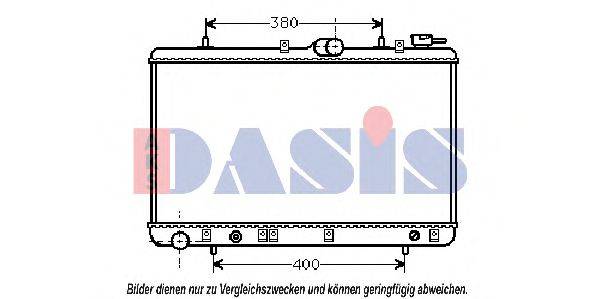 AKS DASIS 560200N Радіатор, охолодження двигуна