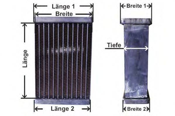 NRF 14085 сітка радіатора, охолодження двигуна