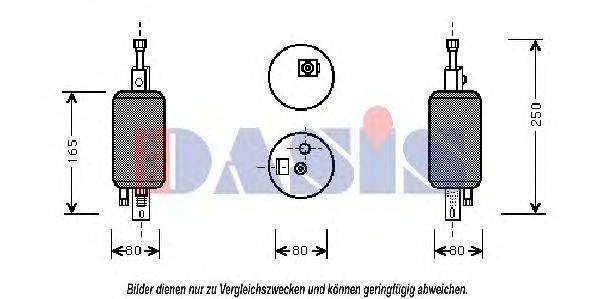 ALFAROME/FIAT/LANCI 824750804 Осушувач, кондиціонер