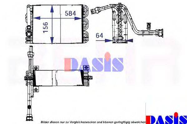 AKS DASIS 820690N Випарник, кондиціонер