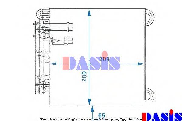 NISSAN 7437611002 Випарник, кондиціонер