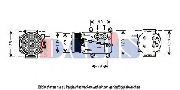 FORD DE9416450 Компресор, кондиціонер