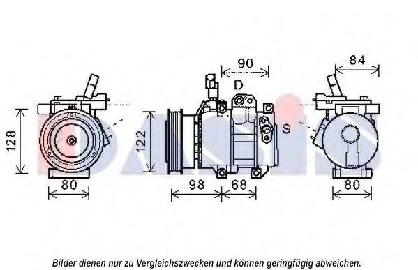 AKS DASIS 852564N Компресор, кондиціонер