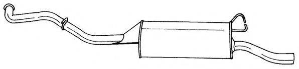 AKS DASIS SG50676 Глушник вихлопних газів кінцевий