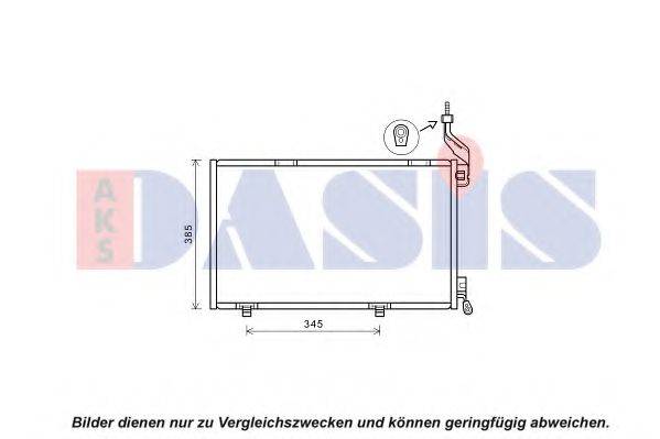 AKS DASIS 092065N Конденсатор, кондиціонер