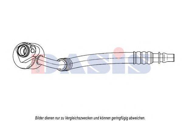 AKS DASIS 885884N Трубопровід низького тиску, кондиціонер