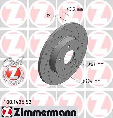 ZIMMERMANN 400142552 гальмівний диск