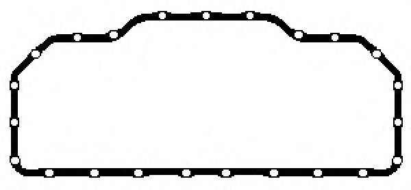 CITROEN 0123.19 Прокладка, масляний піддон