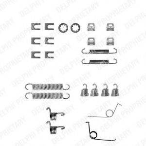 DELPHI LY1015 Комплектуючі, гальмівна колодка