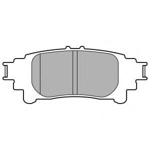 LEXUS 446630310 Комплект гальмівних колодок, дискове гальмо