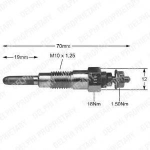 NISSAN 11O65-T82O3 Свічка розжарювання