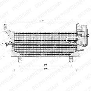 DELPHI TSP0225189 Конденсатор, кондиціонер