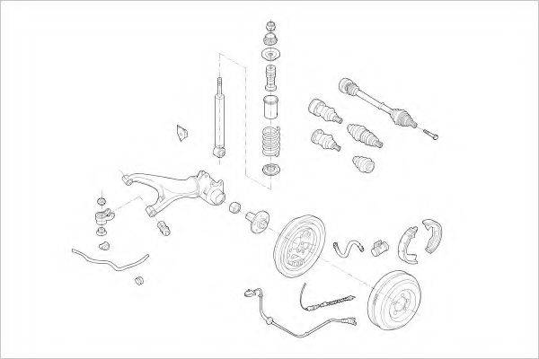 DELPHI VW05273R Підвіска колеса