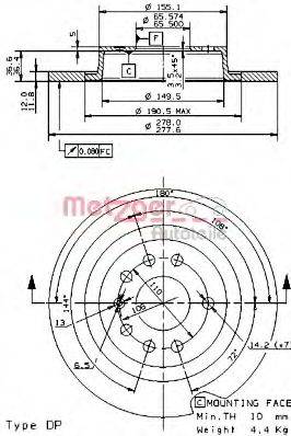 METZGER 14853 V