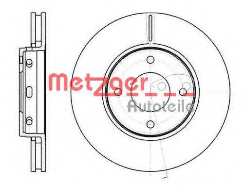 METZGER 6109710 гальмівний диск
