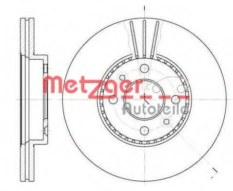 METZGER 622710 гальмівний диск