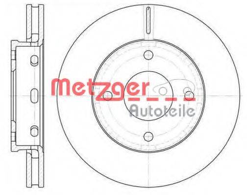 METZGER 668010 гальмівний диск