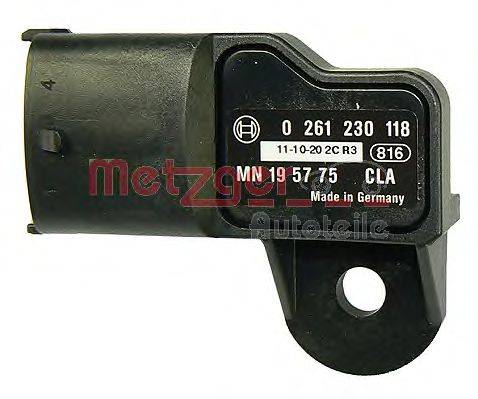 METZGER 0906105 Датчик, тиск у впускному газопроводі