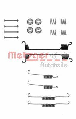 METZGER 1050741 Комплектуючі, гальмівна колодка