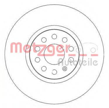 METZGER 6147910 гальмівний диск