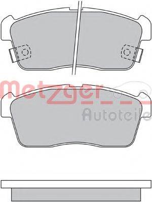 METZGER 1170197 Комплект гальмівних колодок, дискове гальмо
