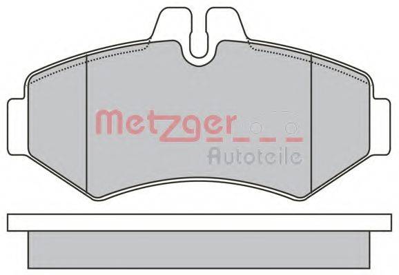 METZGER 1170274 Комплект гальмівних колодок, дискове гальмо
