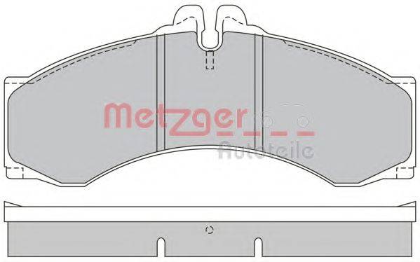 METZGER 1170400 Комплект гальмівних колодок, дискове гальмо