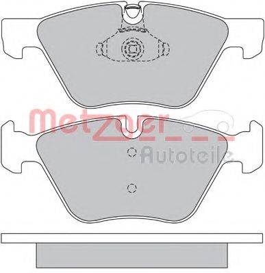 METZGER 105230 Комплект гальмівних колодок, дискове гальмо