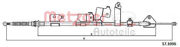 TOYOTA 4643012470 Трос, стоянкова гальмівна система