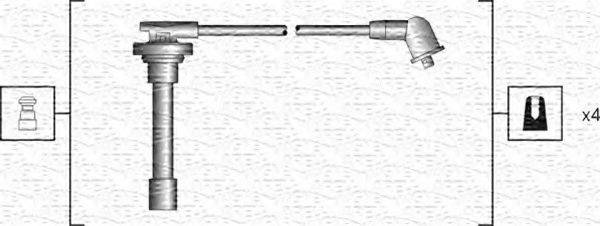 MAGNETI MARELLI 941318111051 Комплект дротів запалювання