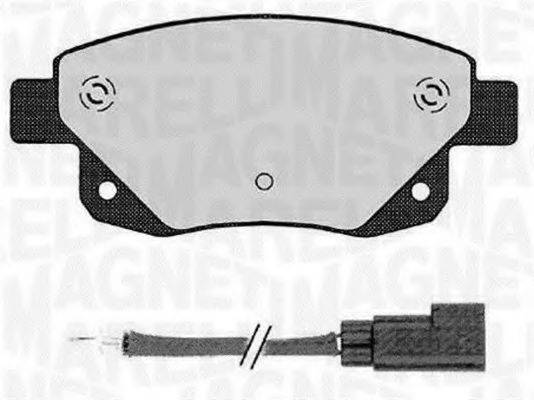 MAGNETI MARELLI 363916060273 Комплект гальмівних колодок, дискове гальмо