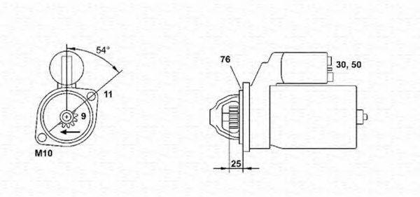 MAGNETI MARELLI 063280072010 Стартер