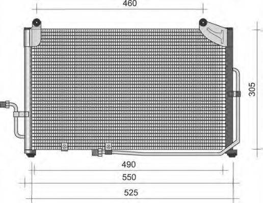 MAGNETI MARELLI 350203363000 Конденсатор, кондиціонер