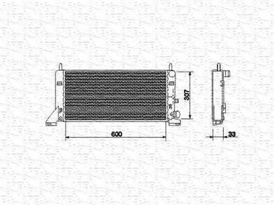 MAGNETI MARELLI 350213467000 Радіатор, охолодження двигуна