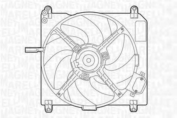 FIAT 7789211 Вентилятор, охолодження двигуна